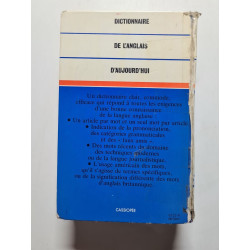 Dictionnaire de l'anglais d'aujourd'hui