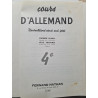 Cours d'allemand