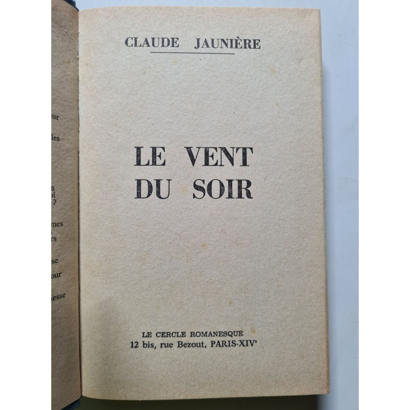 Le vent du soir - 1967