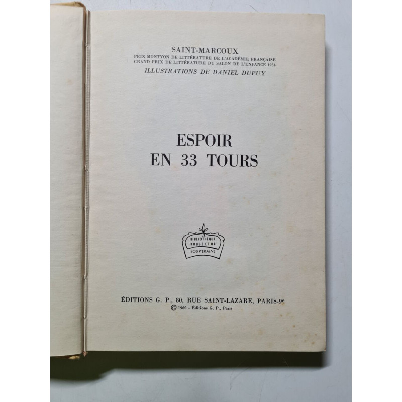 Espoir en 33 Tours