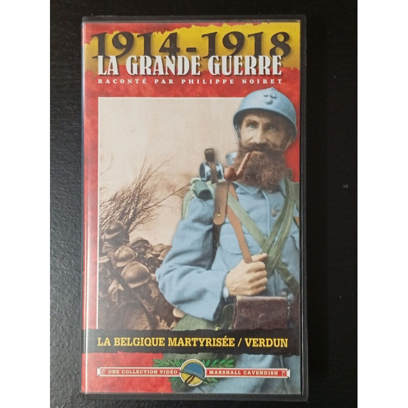Vhs -1914 - 1918 La Grande Guerre / La Belgique Martyrisée / Verdun