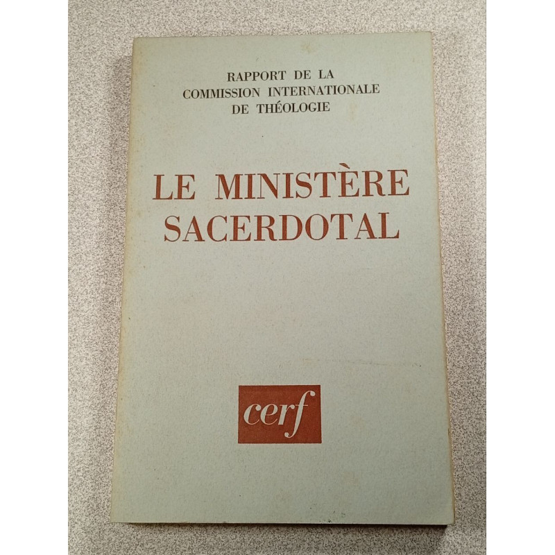 Le ministère sacerdotal