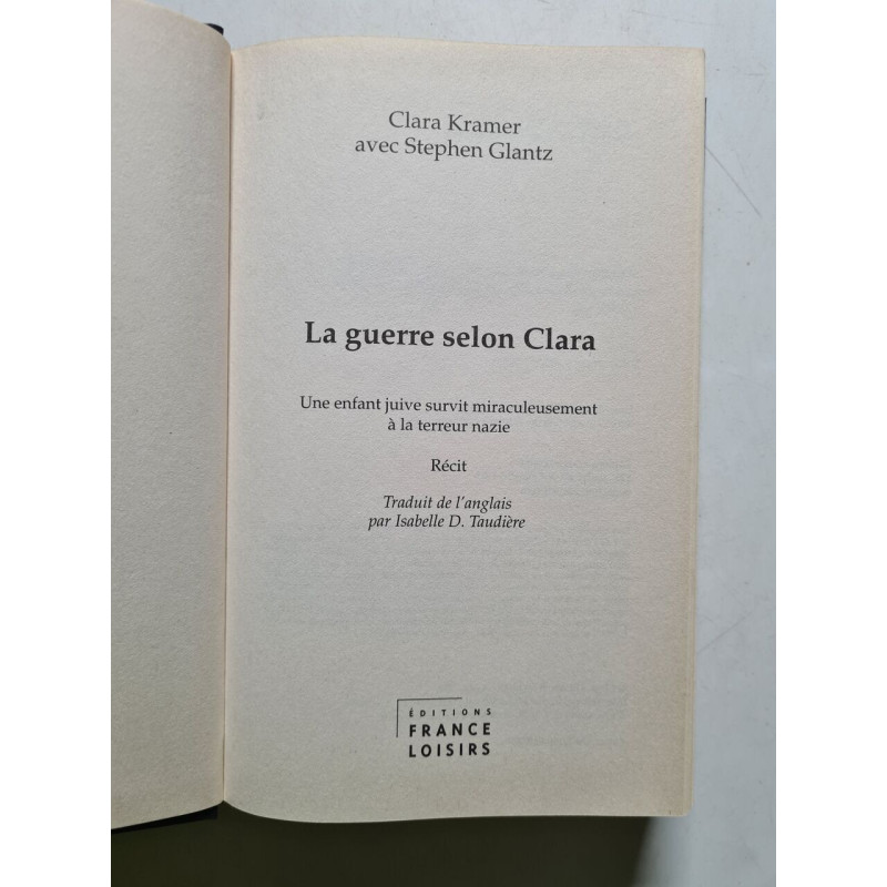 La guerre selon Clara - 2008