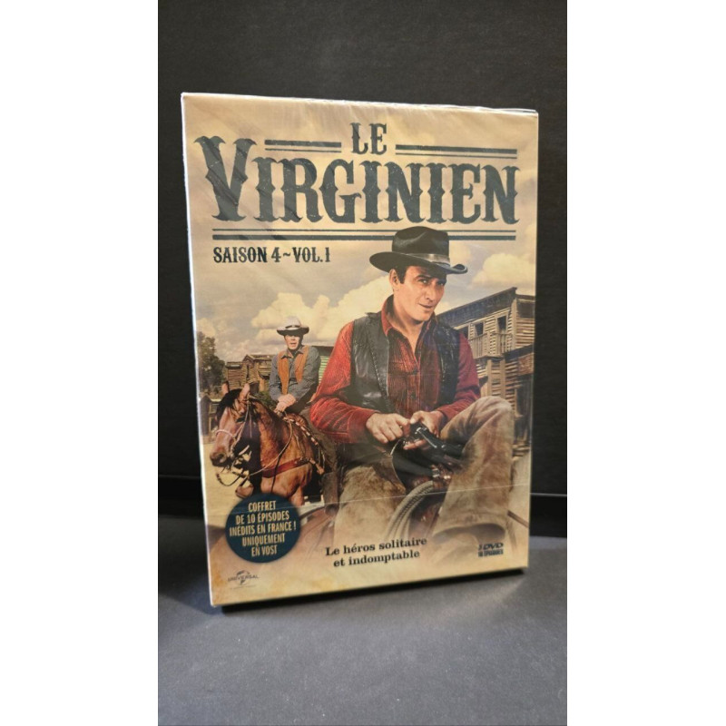 Le Virginien - Saison 4 - Volume 1 - Coffret 5 DVD - Neuf sous blister