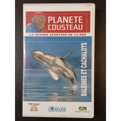 VHS - Planète Cousteau : Baleines et Cachalots