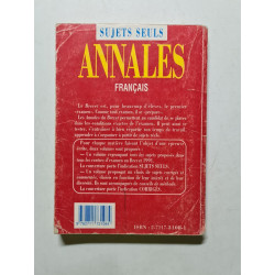 Annales 1991 pour le brevet 92 français