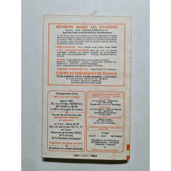 BEPC - brevet d'études du premier cycle - 1980