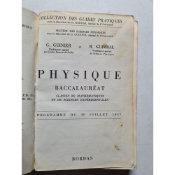 Physique Baccalauréat - 1957