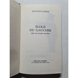 Éloge du gaucher
