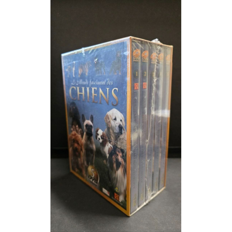 Le monde fascinant des CHIENS 5 dvd - Neuf sous blister