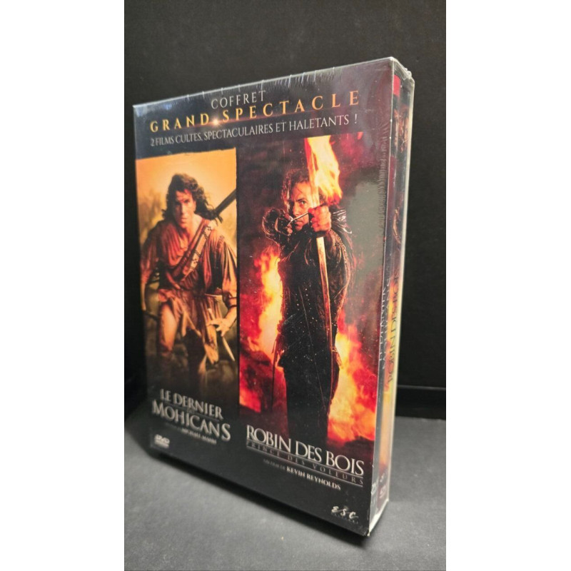 Grand spectacle - 2 films : le dernier des mohicans + robin des...
