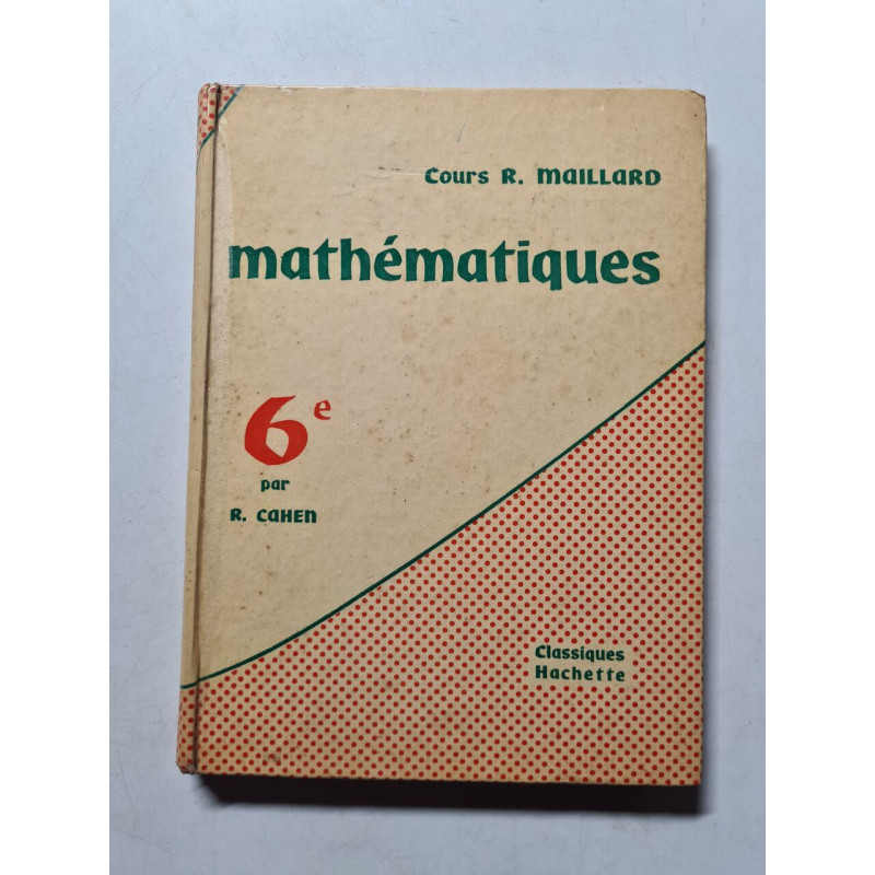 Mathématiques classe de sixième