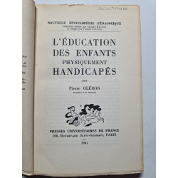 L'éducation des enfants physiquement handicapés