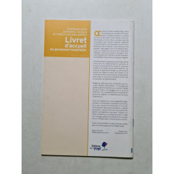 Livret d'accueil du personnel hospitalier