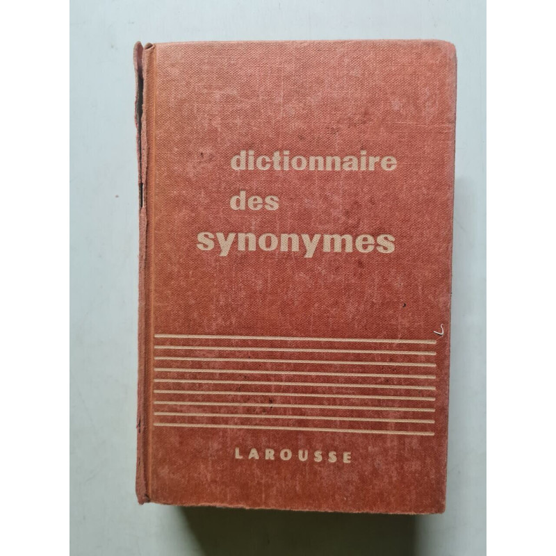 Dictionnaire des synonymes