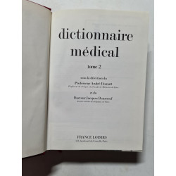 Dictionnaire médical larouse thematique tome 2 - 1976