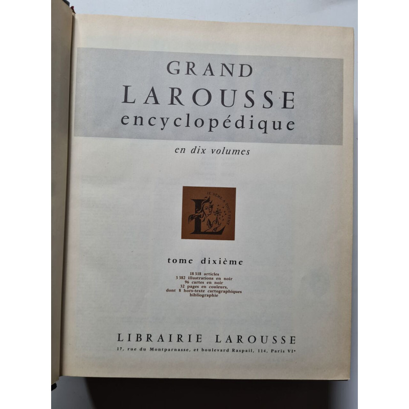 Grand Larousse encyclopédique 10
