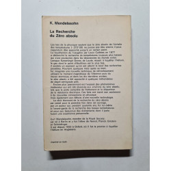 La Recherche du Zéro absolu