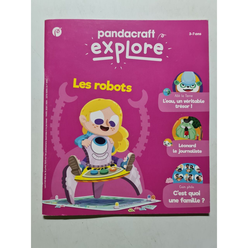 Pandacraft explore Les robots - 2020