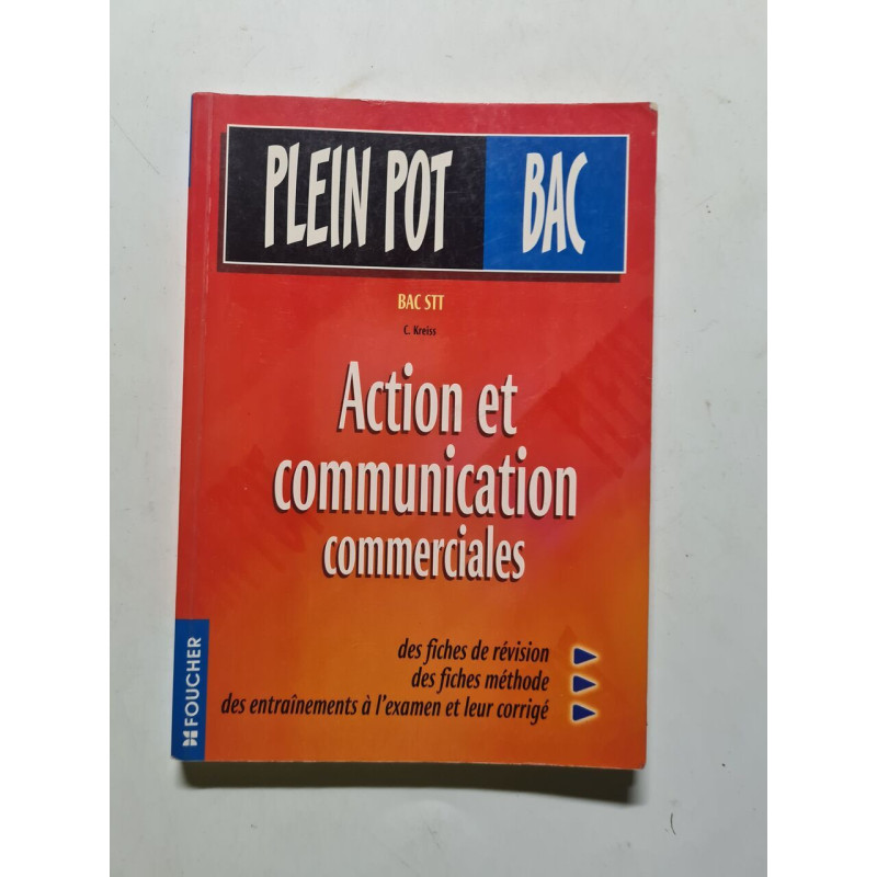 Action et communication commerciales: Bac STT