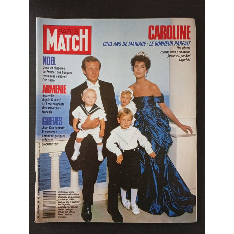 Paris Match N.2066 - Decembre 1988