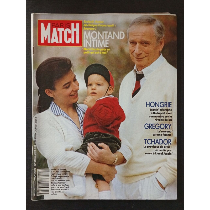 Paris Match N.2111 - Novembre 1989