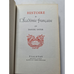 HISTOIRE de l'Akadémie française