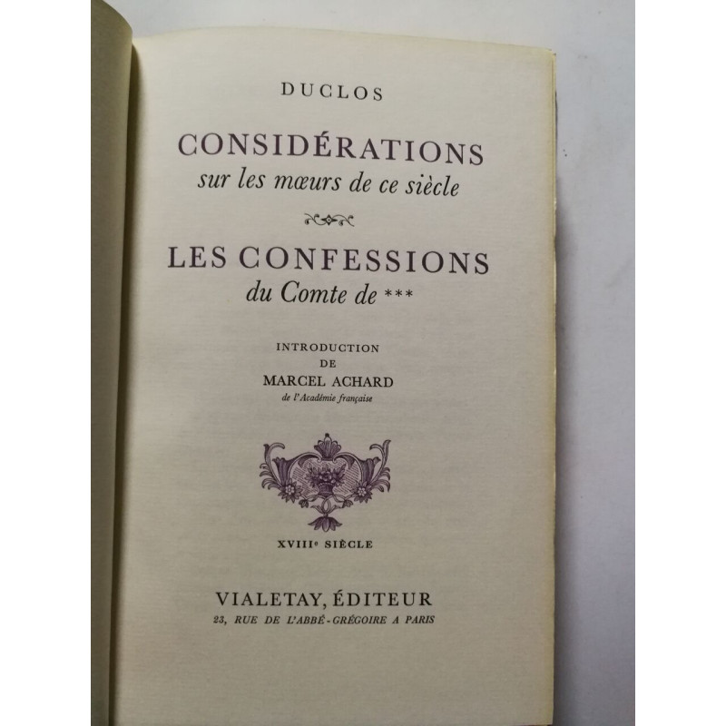 Les Confessions