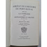 Abrégé de l'histoire de port-royal