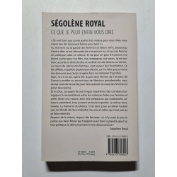 Ce que je peux enfin vous dire