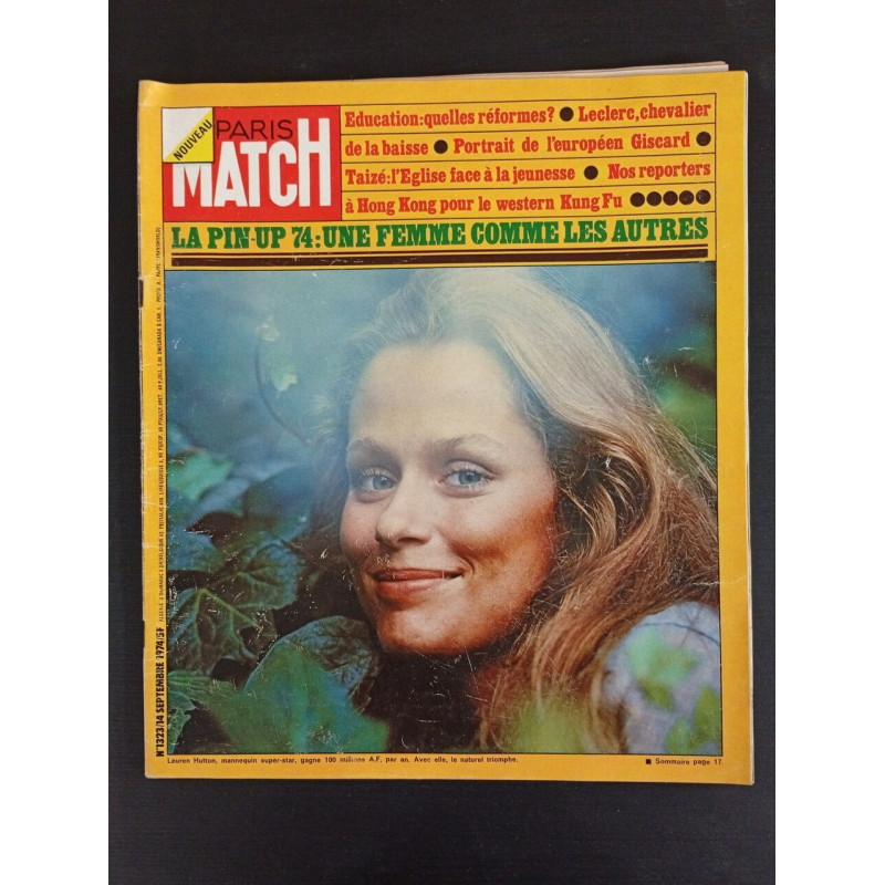Paris Match N.1323 - Septembre 1974