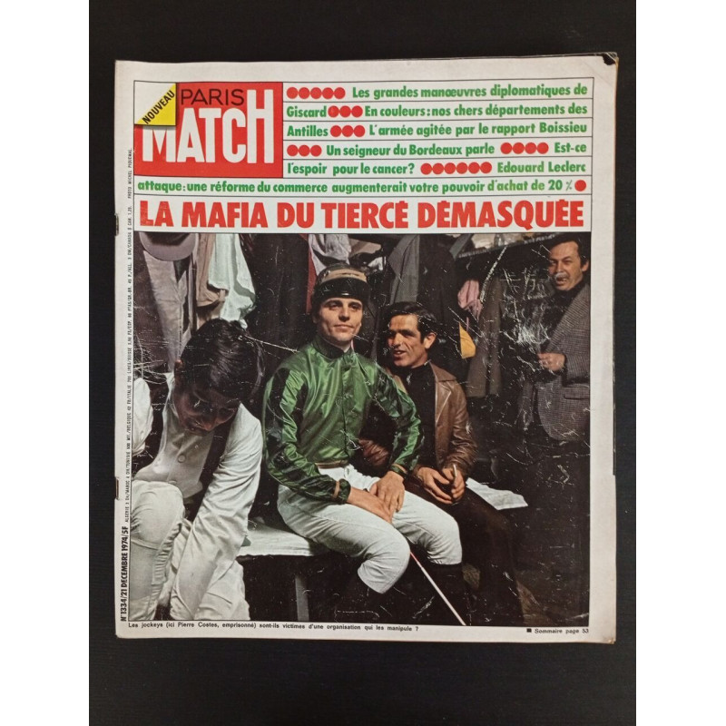 Paris Match N.1334 - Decembre 1974