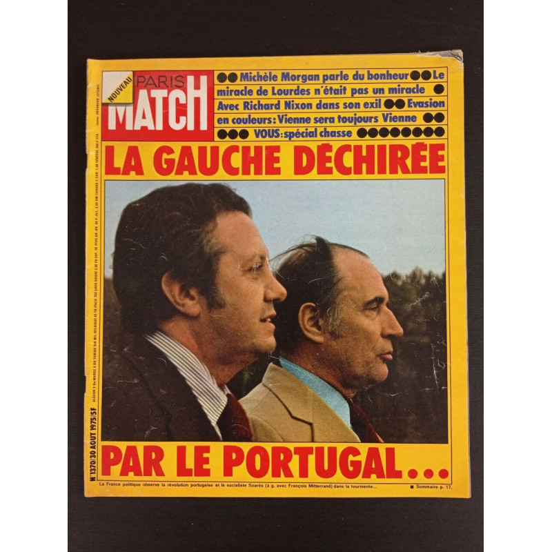 Paris Match N.1370 - Aout 1975