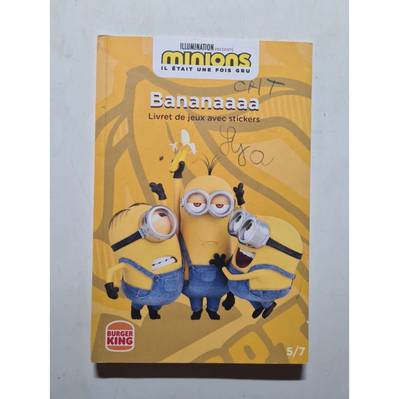 Bananaaaa livret de jeux avec stickes