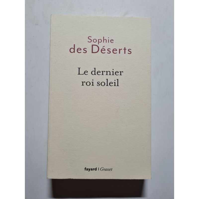 Le dernier roi soleil