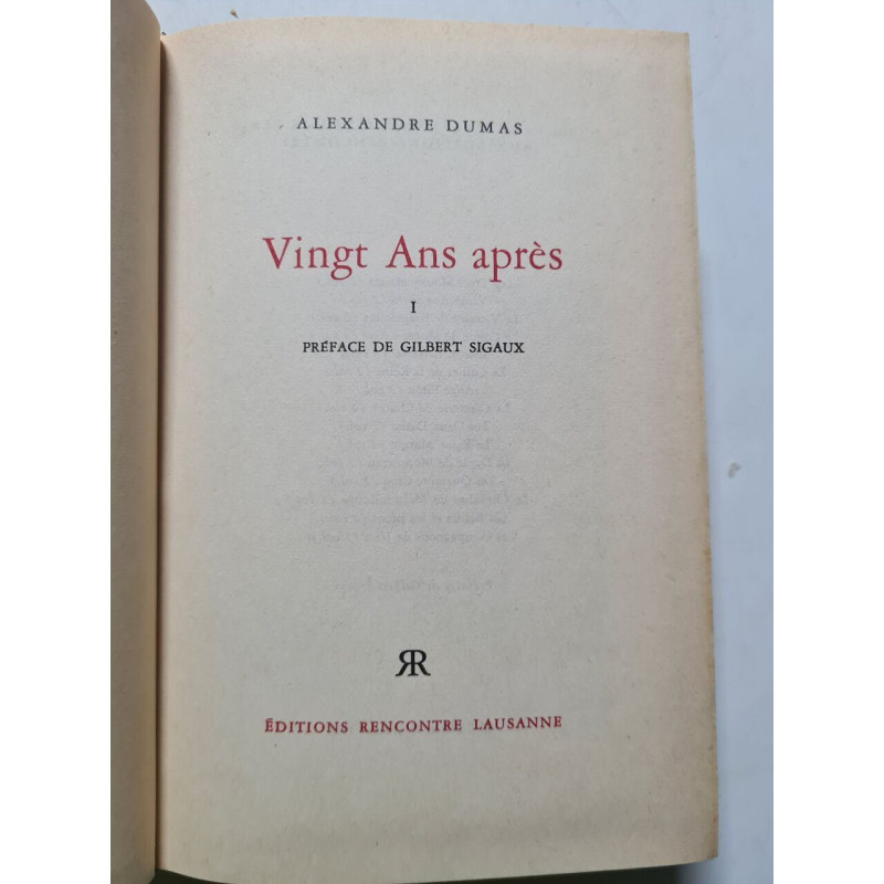 Vingt Ans après