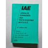 Iae annales corrigee des tests d'entree au c.a.a.e