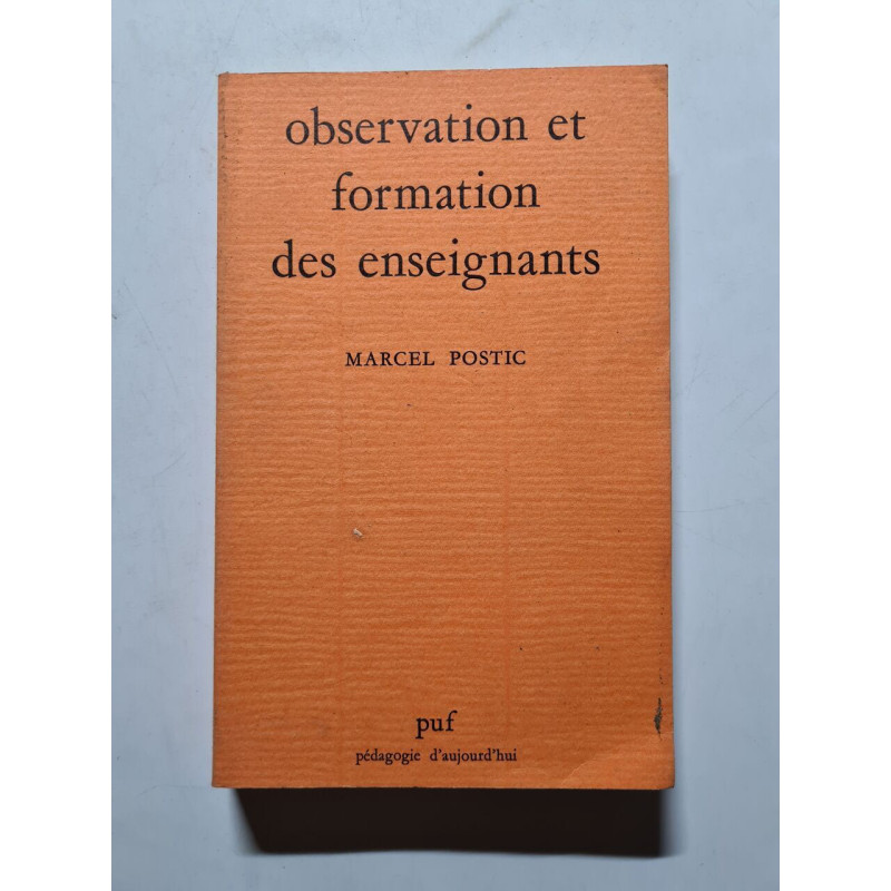 Observation et formation des enseignants