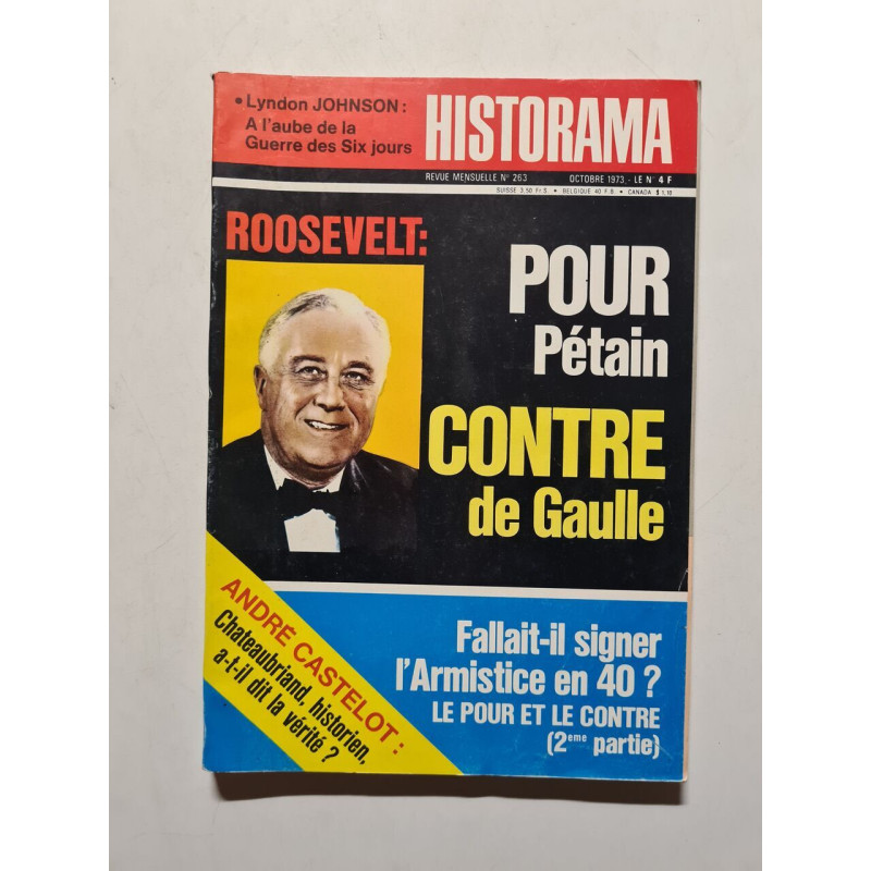 Hsitorama nº 263 - 1973 Pour Pétain contre de Gaule
