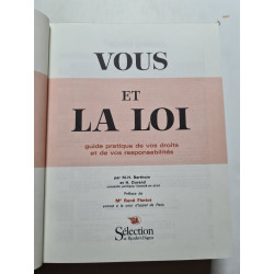 Vous et la loi guide pratique de vos droits et de vos responsabilités