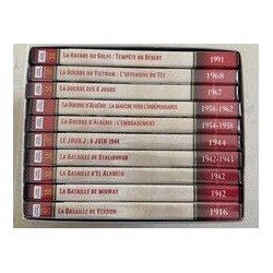 Guerres et grandes batailles du xxeme siecle - coffret 10 DVD Neuf...