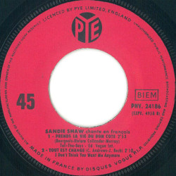 Sandie Shaw Chante En Français Un Tout Petit Pantin   Puppet On A...