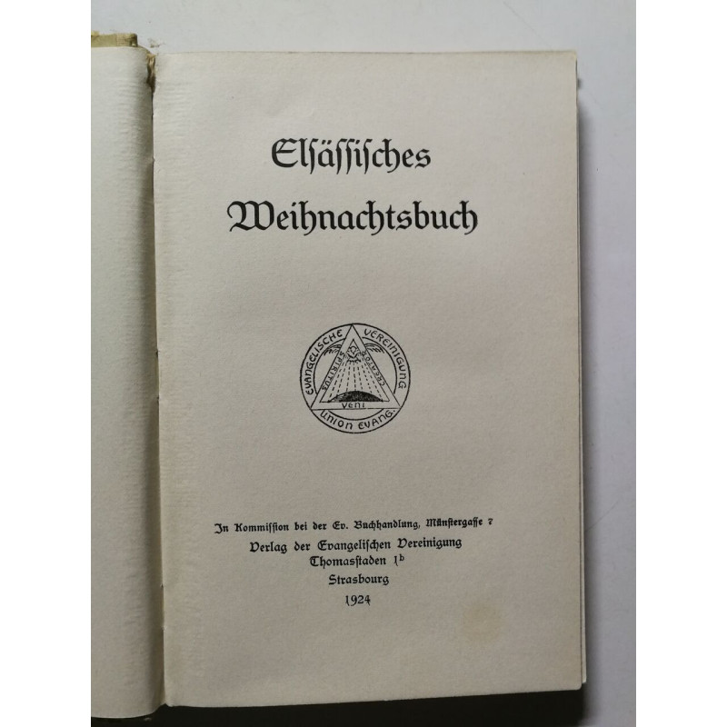 Elsässisches Weihnachtsbuch - 1924