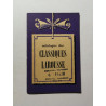 Catalogue des Classiques Larousse