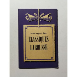 Catalogue des Classiques Larousse