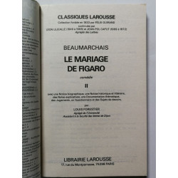 Le Mariage De Figaro: vol 1 Vol 2