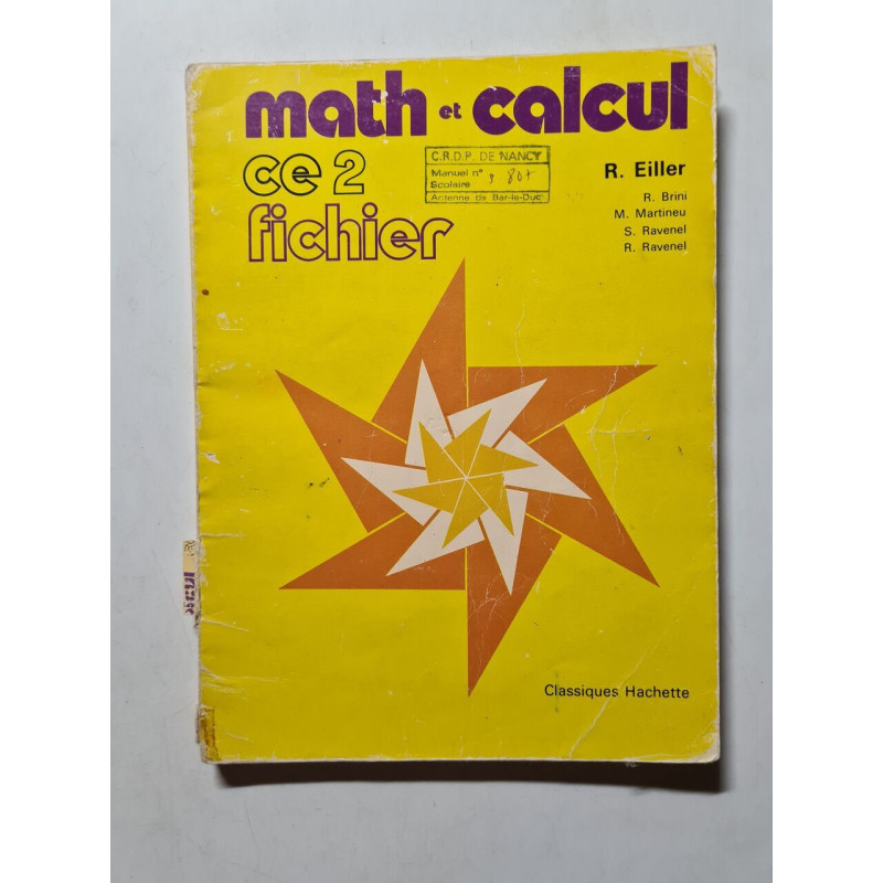 Math et calcul CE2 fichier