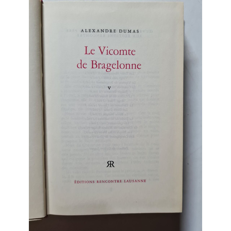 Le Vicomte de Bragelonne
