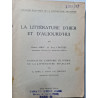 La littérature d'hier et d'aujourd'hui