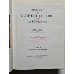 HISTOIRE de L'UNIVERSITÉ DE PARIS et de LA SORBONNE